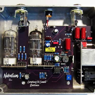 Nobelium Bass Preamp (Noble Preamp clone) 2023 - Black/Silver | Reverb