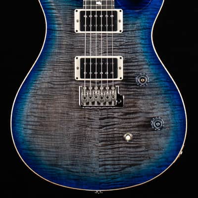 PRS CE 24 Willcutt Exclusive Run Faded Gray Black Blue Burst w/ Blue Back (743) image 3