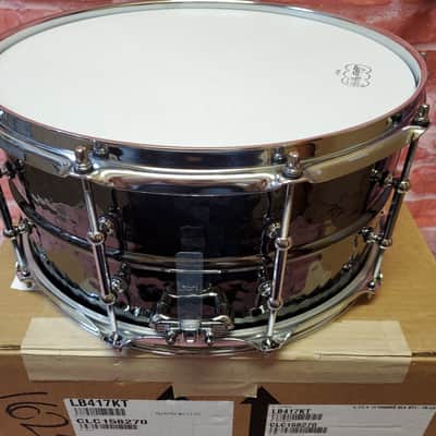 Ludwig *Pre-Order* Black Beauty Brass 6.5x14" Hammered Shell Snare Drum Tube Lugs LB417KT | Made in the USA | Special Order | Authorized Dealer image 6
