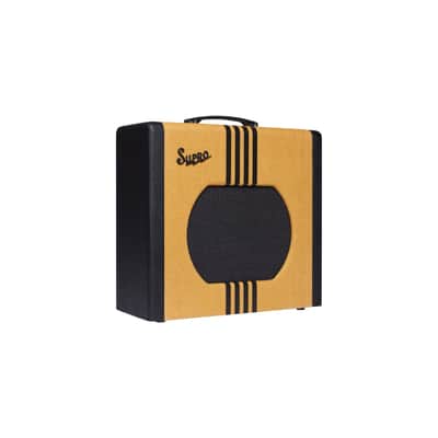 Supro Delta King 12 1x12-inch 15-watt Tube Combo Amp - Tweed and Black image 3