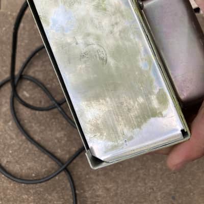 Fender Spring Reverb Unit Head Vintage Silverpanel 70s  Tags Electric Guitar tube head effect - Silver panel black image 13