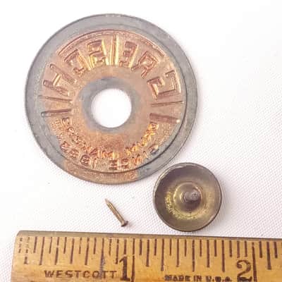 Gretsch 40s-50s Snare Drum Round Badge Skinny Sticks Broadkaster Brooklyn,NY USA image 2