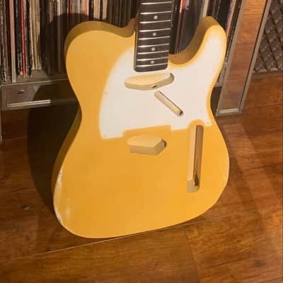 JVG TL Body and NECK Blond aged Bananna color Aged RELIC nitro lacquer Luthier Built by JVGuitars image 1