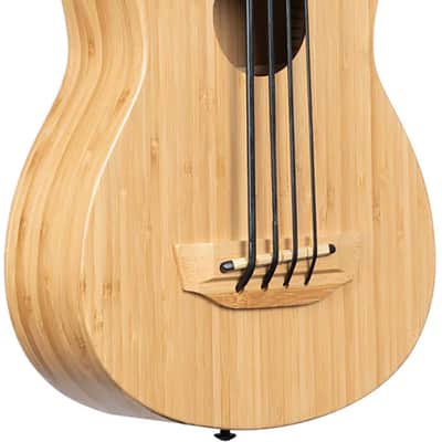 Kala UBASS-BMB-FS Bamboo Fretted Acoustic-Electric U-Bass image 1