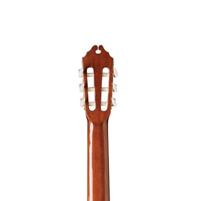 Washburn C5CE Classical Cutaway Acoustic Electric Guitar - Natural image 4