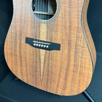 Martin D-X1E Koa Dreadnought Acoustic-Electric Guitar w/ Gig Bag (113) image 4