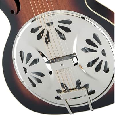 Gretsch G9220 Bobtail Round-Neck A.E., Mahogany Body Spider Cone Resonator Guitar, Fishman Nashville Resonator Pickup, 2-Color Sunburst image 6