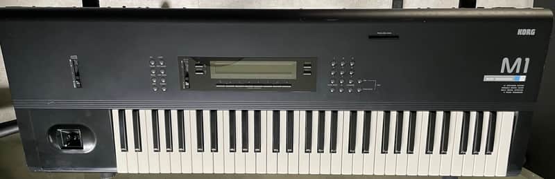 Korg M1 61-Key Synth Music Workstation 1990s - Black image 1