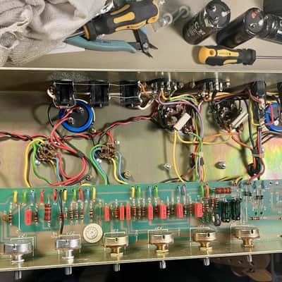 1985 Marshall JCM800 2204 50-Watt Guitar Amp Head & McKinley Ibanez TS9 PLUS image 20
