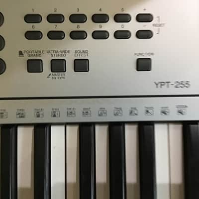 Yamaha YPT-255 Keyboard 2015 - Present - Grey/Black image 5