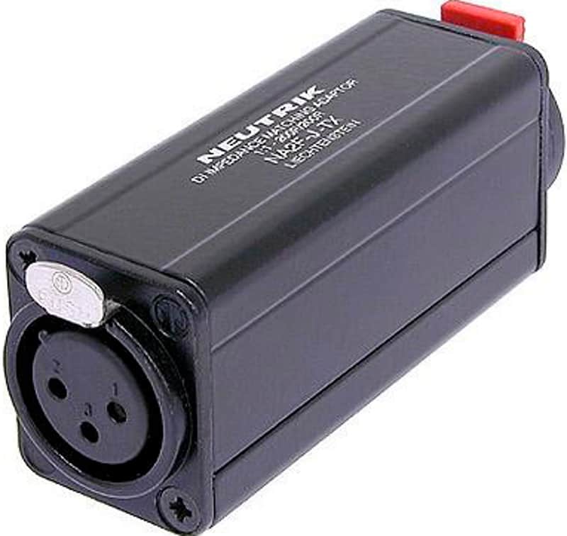 Neutrik NA2F-J-TX 1/4 to XLRF Line Conversion Transformer image 1