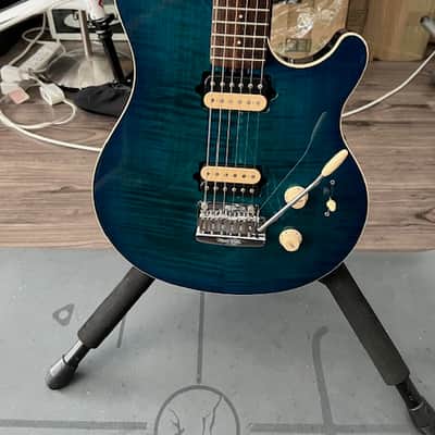 Ernie Ball Music Man Axis Super Sport 2016 - Blue image 2
