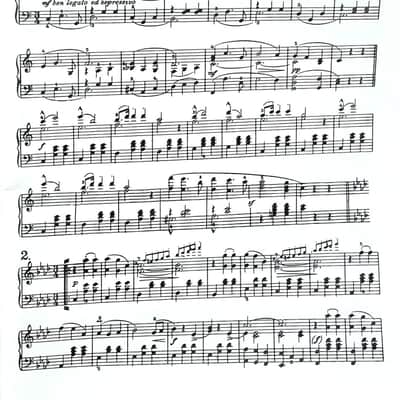 (USED BOOK) A Treasury of Waltzes for the Keyboard - Playable for Guitar - Violin - Flute image 4