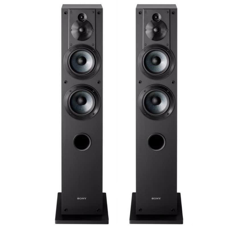 Sony SS-CS3 3-Way 4-Driver Floor-Standing Speaker - Pair (Black) image 1