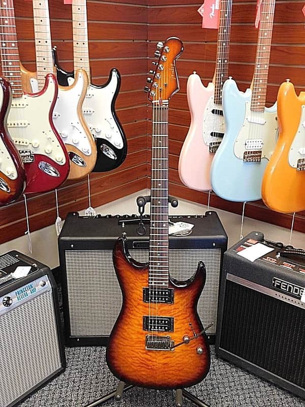 Fender Showmaster HH Electric Guitar Seymour Duncan Pickups! image 1