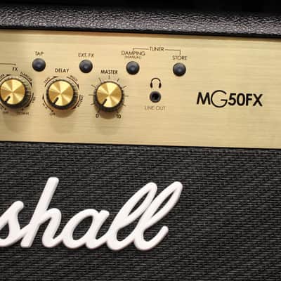 Marshall Gold MG50GFX 50 Watt Guitar Amplifier Combo Black image 2