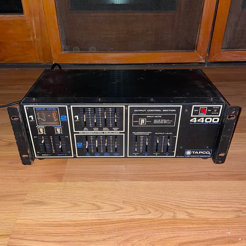 Vintage Tapco 4400 Stereo Reverberation System Spring Reverb & EQ for Repair image 1
