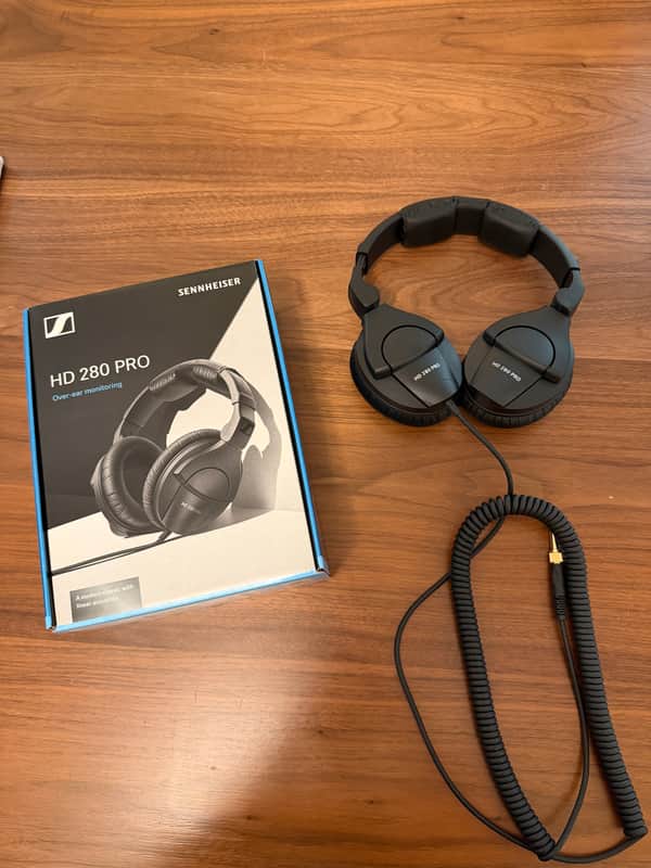 Sennheiser HD 280 Pro Over Ear Headphones V2 2010s - Black image 1