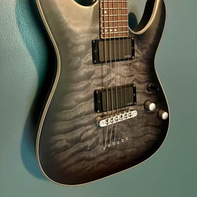 Schecter C-1 Platinum w/ Road Runner hardshell case image 2