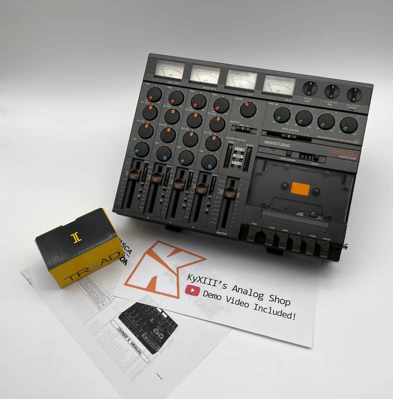 TASCAM Porta One Ministudio 4-Track Cassette Recorder {Serviced} image 1