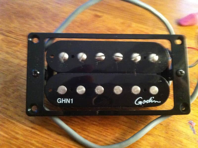 Godin GHN1 Humbucker  Black image 1
