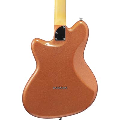Ibanez Talman YY20-OCS Yvette Young Signature 6-String Solid Body Electric Guitar with Rosewood Fretboard, Right-Handed, Orange Cream Sparkle image 7