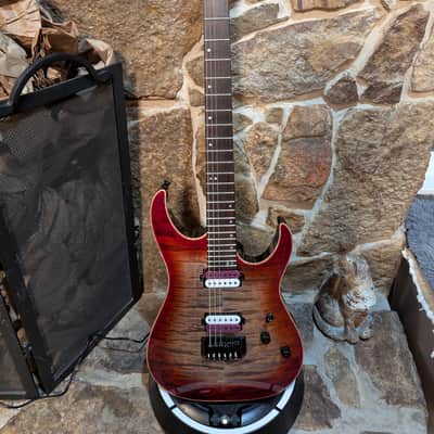 Schecter USA Custom Shop Sunset 24 6 w/HSC and BKP Unity Pickup Upgrade image 4