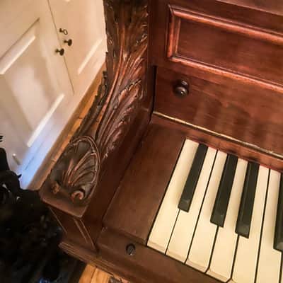 Chas M. Stieff Baltimore Grand Piano 5'4" Mahogany Unique image 4