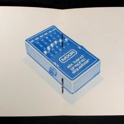 Used MXR Six Band Graphic Equalizer Owner's Manual Late 1970's VGC image 4