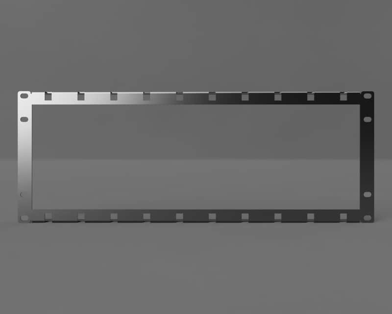 4U 10 Module Master Frame (Black) image 1