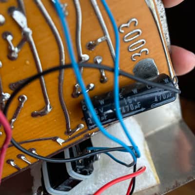 Electro-Harmonix Big Muff Pi V3 (Red & Black) 1977 - 1978 - Silver image 6