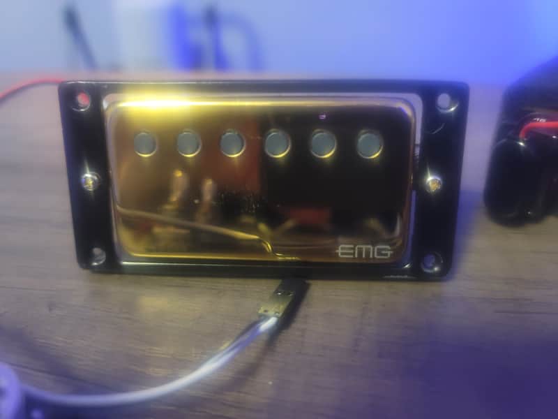 EMG JH/SET James Hetfield Signature Humbucker Set 2010s - Gold image 1