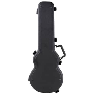 SKB Cases Les Paul Guitar Hardshell Case with Arch Top Design, TSA Latch, Over-Molded Handle, EPS Foam Interior, and Accessories Compartment image 1