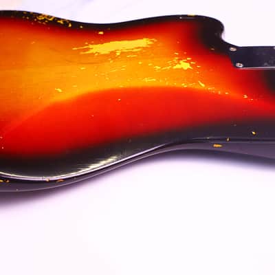 Fender Jaguar 1963 - Sunburst - cool sounding and all original Pre-CBS Jaguar with original hard case - check video! image 22