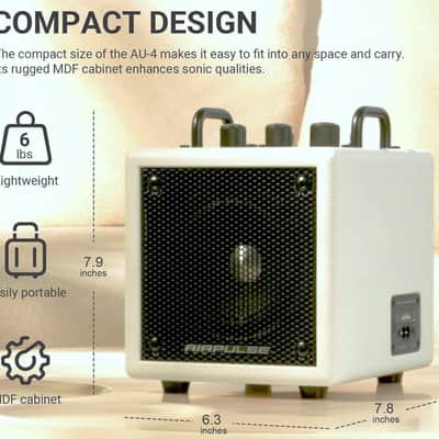 NEW AIRPULSE PHIL JONES BLUETOOTH SPEAKER - AUX/LINE INPUT -MUSIC-GUITAR -35 WATTS image 8