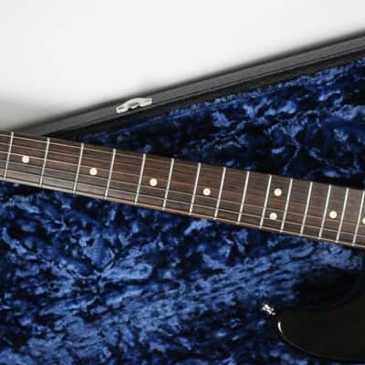 RARE 1990 Vintage Fender Stratocaster Plus Deluxe Translucent Black E9 Series Wilkinson Nut USA image 3