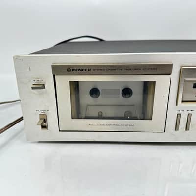 Pioneer CT-F550 Stereo Cassette Tape Deck Silver Face Vintage Japan image 2