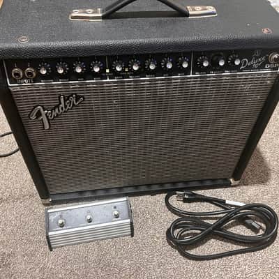 Fender Deluxe 90 2-Channel 90-Watt 1x12" Solid State Guitar Combo 1999 - 2002 - Black image 2