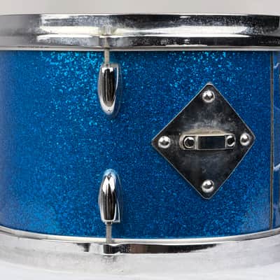 Gretsch 20/12/12/16" 60's Round Badge Drum Set - Blue Sparkle image 20
