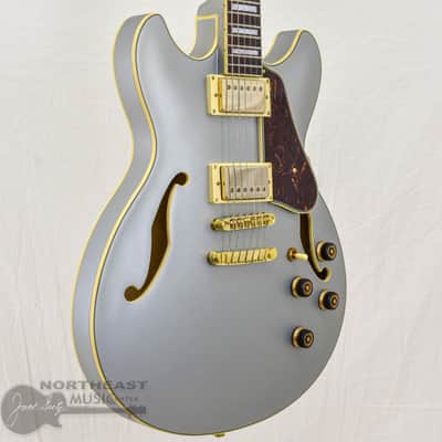 Ibanez Artcore AS73G Semi-Hollow Electric Guitar - Moonstone Silver Flat image 2