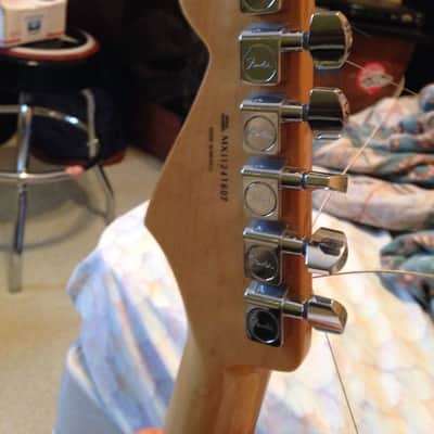 Fender Stratocaster Blacktop HH Tortoise Pick guard w extras 2012 Sonic Blue image 3