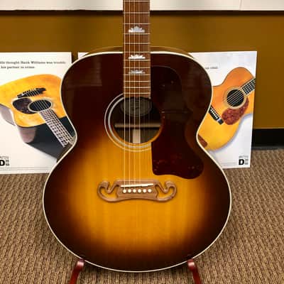 Gibson SJ-200 Studio Walnut Burst Acoustic Electric, Rosewood Fingerboard with Case image 3