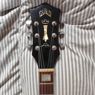 Guild M-75 Bluesbird 1973 Black w / OHSC 1973 - Black image 2
