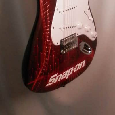 Squier by Fender Stratocaster Snap-On Tools Limited Edition Graphic Snap On electric guitar image 5