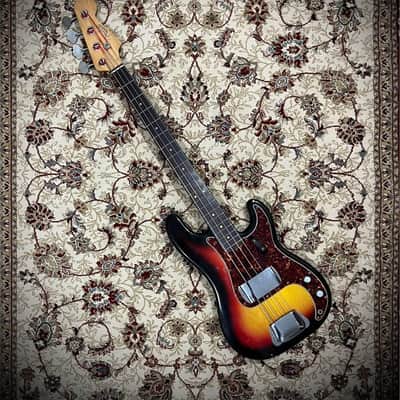 1964 Fender Precision Bass in amazing condition with original case and candy image 1