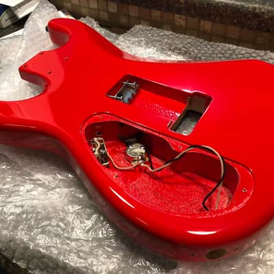 Warmoth Stratocaster  Bright Red image 3