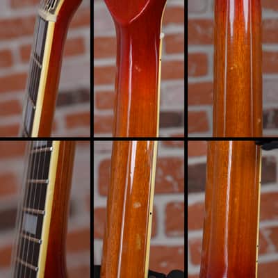Gibson Les Paul Custom Plain Maple Top Cherry Sunburst 1975 w/OHSC (Refret/Mods) image 13