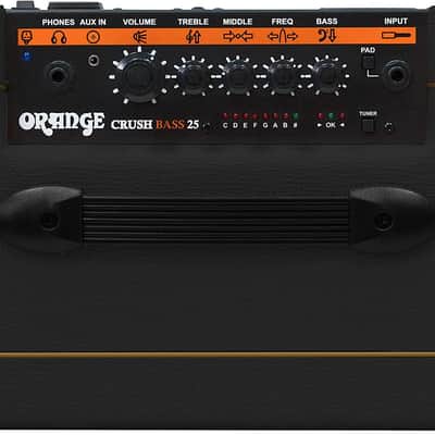 Orange Crush Bass 25W Bass Guitar Combo Amp, Black image 4