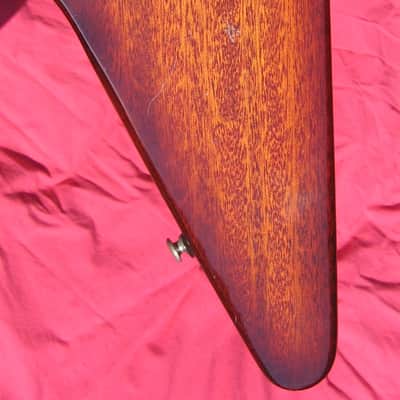 Gibson Epiphone FLYING V BASS GUITAR 1998 BROWN one off custom factory color, 51st & ONLY ONE made! image 8