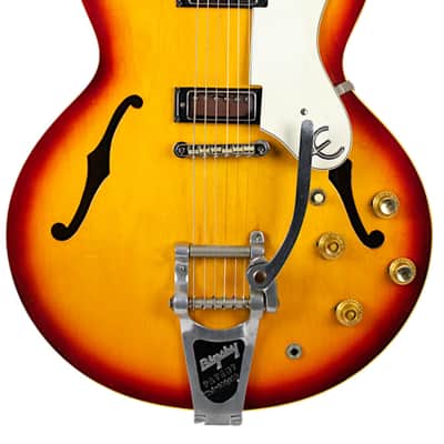 1966 Epiphone Riviera E360TD Sunburst w/Original Hard Shell Case #382658 image 3